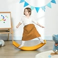 thumbnail image 2 of Qaba 32" Balance Board Kids, Wobble Board for Kids Toddlers, Curvy Rocker Board, Ended Preschool Learning Montessori Waldorf Toy, Ages for 3-6 Years Old, 2 of 9