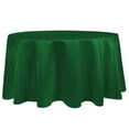 thumbnail image 1 of Ultimate Textile (10 Pack) Satin 84-Inch Round Tablecloth - for Wedding, Special Event or Banquet use, Emerald Green, 1 of 4