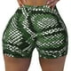 thumbnail image 2 of Fotbe Green Snakeskin Shorts Sin Costuras – Shorts Deportivos de Cintura Alta para Mujer, Elásticos para Gimnasio, Yoga, Running o Ciclismo-Small, 2 of 8