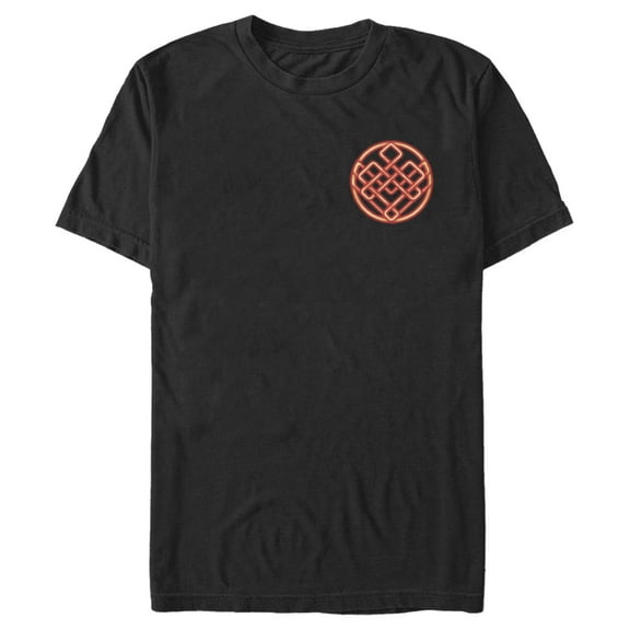 Men's Shang-Chi and the Legend of the Ten Rings Pocket Symbol Graphic Tee Black 2X Large