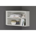 thumbnail image 5 of Signature Design by Ashley Contemporary Grannen Home Office Corner Bookcase, White, 5 of 6