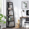 thumbnail image 2 of Tribesigns 5 Tier Corner Bookshelf, 70 inches Tall Corner and Bookcase Corner Display Ladder Shelf for Living Room, Kitchen, Home Office, 2 of 7