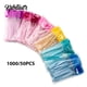 thumbnail image 2 of Zwellbe, buena calidad, desechable, 1000/50 Uds., pinceles de maquillaje de pestañas de cristal, cepillo de cejas, varitas de máscara, herramienta de extensión de pestañas Tan Jianjun unisex, 2 of 2