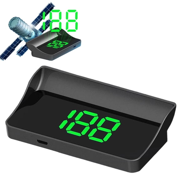 Smart In Car HUD Co-Pilot, GPS BDS Speedometer with MPH Display, Plug & Play Heads Up Display for Cars and Trucks