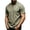 Z71 Army Green, variant on Men'S T-Shirt Solid Color Short Sleeve Henley Tops Summer Casual Men Tees Size M Army Green