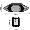 thumbnail image 3 of Luz de señal de giro para bicicleta, luz trasera para bicicleta, luces intermitentes inalámbricas recargables por USB, luz de advertencia para ciclismo, 6 modos de iluminación para garantizar la segur, 3 of 5
