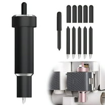 GJX 6pc/set Deep Cut Blade 60掳 Replacement w/Housing Holder for Cricut Explore 3