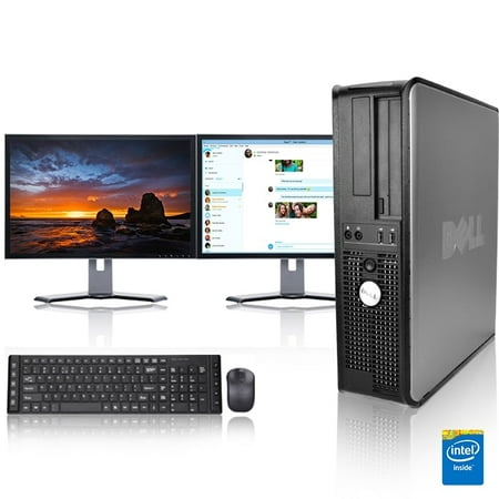 Dell Optiplex Desktop Computer 3.0 GHz Core 2 Duo Tower PC, 4GB, 250GB HDD, Windows 7 x64, 17