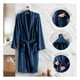 thumbnail image 3 of Bata de Baño Suave, Absorbente y de Secado Rápido, Unisex Real Textil (Azul Marino, Unitalla), 3 of 6
