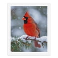 thumbnail image 5 of Paint By Numbers Kit for Adults Beginner - DIY Red Bird Winter Branch Snowflakes Canvas Painting Kits for Adults, Frameless Paint By Number for Adults for Home Wall Decor 16x20 Inch, 5 of 7