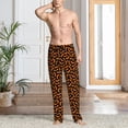 thumbnail image 2 of Xecao Halloween Bat Print Men's Straight Lounge Pajama Pants - The Ultimate in Comfortable Sleepwear-Small, 2 of 6
