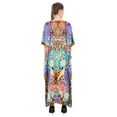 thumbnail image 5 of Miss Lavish London Kaftan Dress Women's Caftans Suiting Teens to Adult in Regular to Plus Size (Multi, XL), 5 of 5