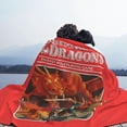 thumbnail image 2 of Dungeons And Dragons Merchandise Flannel Blanket Funny Ultra-Soft Micro Warm Throw Blanket Fleece Blanket Interesting Gift 40"X30", 2 of 9