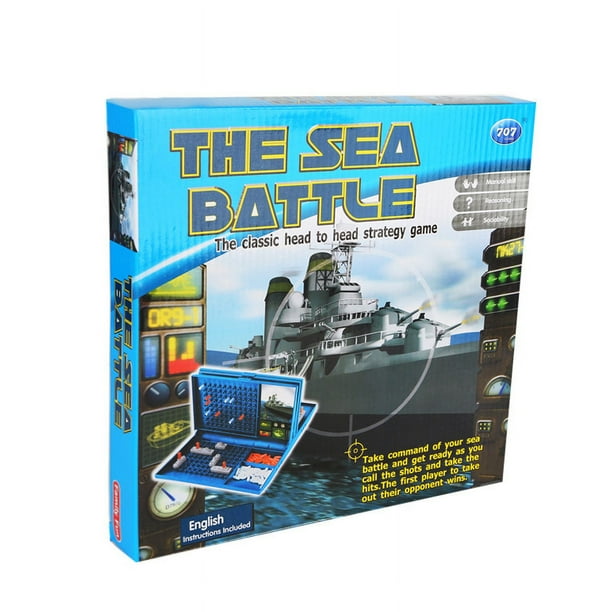 Sea Battle Ship Board Game - Battleships Family Board Games