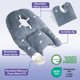 thumbnail image 5 of Almohada HOMCA de espuma viscoelástica para dormir boca abajo con funda extraíble, 5 of 9