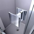 thumbnail image 3 of DreamLine Lumen 34-35 in. W by 72 in. H Semi-Frameless Hinged Shower Door in Chrome, 3 of 5