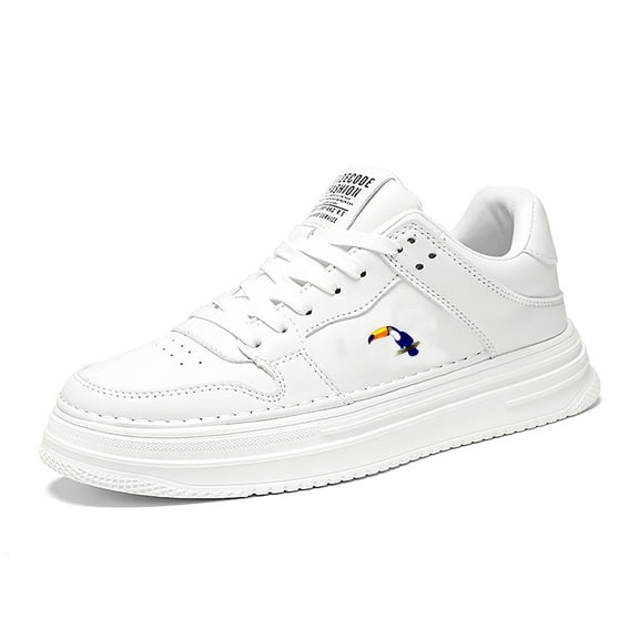 vintage casual funny shoes for men hornbill comfortable breathable soft white all-match fashion animals classic gifts shoes