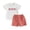 Grey, variant on Newborn Outfits My First 4th of July Baby Boy Girl Outfit Independence Day Set Short Sleeve Tops+Striped Shorts Grey,6-12 Months