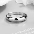 thumbnail image 2 of Sterling Silver Graduated Wedding Band Ring, 2 of 4