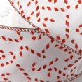 thumbnail image 3 of Ribbon Traditions Candy Canes on White Wired Ribbon 2 1/2" by 25 Yards, 3 of 3