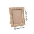 thumbnail image 3 of MMJ Picture Frames Seagrass Woven Photo Frame 4x6in Boho Natural Fiber Wall Tabletop Decor Display, 3 of 7