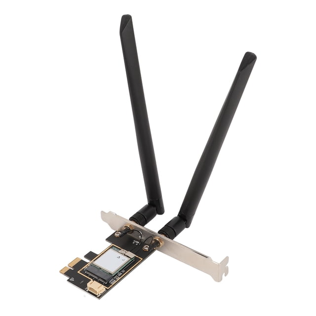 Tarjeta de Red Inalmbrica, PCIEX1 MT7925 2.4G 5G 6G Alta Velocidad Adaptador de Tarjeta de Red Inalámbrica 5400mbps de Baja Latencia Mu Mimo para Trabajo