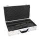 thumbnail image 3 of Maleta portátil de aluminio para micrófono, caja de almacenamiento de sistema de micrófono, bolsa de micrófono profesional carcasa dura Interior de plata Hugo Estuche de transporte de micrófono, 3 of 10