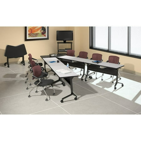 Mayline Group Flip-N-Go Training ''V'' Configuration