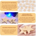 thumbnail image 4 of 30 Pcs Unfinished Wood Star Pieces 1.92" Blank Wooden Star Slices Wooden Cutouts Ornaments Natural Wood Embellishments for Drawing Art Craft Christmas and Wedding Decoration 0.29" Thick for DIY, 4 of 9