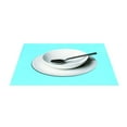 thumbnail image 3 of Ryvnso Placemats Set of 6 Light Blue Dining Mats Heat-Resistant Non-Slip Washable Table Mat, 3 of 8