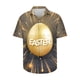 thumbnail image 4 of Camisas hawaianas de Feliz Pascua 2024 para hombre, camisas con botones y estampado de huevos de conejo, camisas casuales de verano para fiestas en la playa, blusas para hombre, 4 of 5