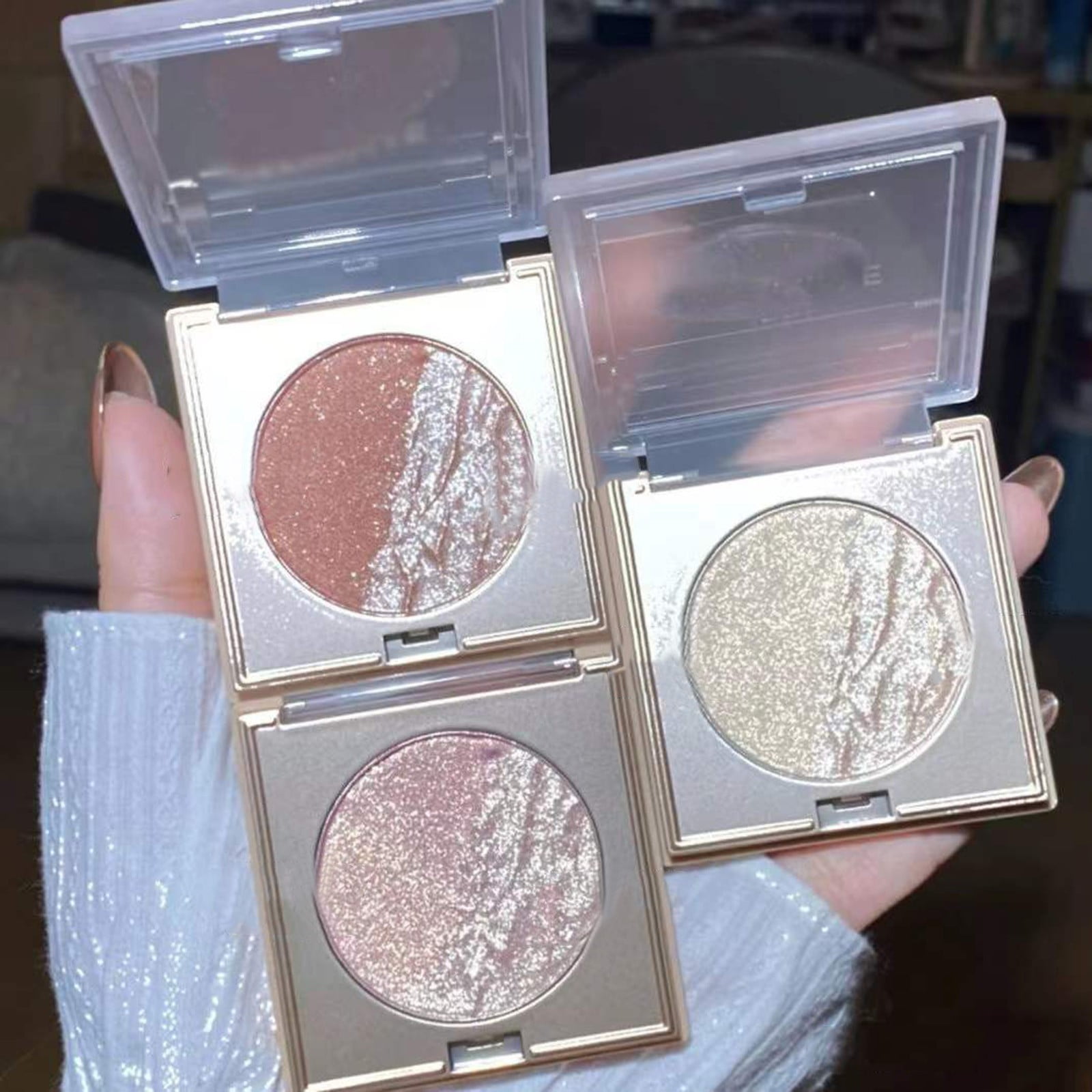 Makeup Forever Wherever Walnut Blend Bunny Cosmetics Sparkly Highlighter Makeup Roll on Texture Sand Well People Cosmetics Roll on Glitter Highlighter Makeup Sharpener Makeup Kits for Teenagers 10-13