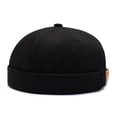 thumbnail image 2 of Shengshi Beanie Men Women Portable Adjustable Skullcap Hip Hop Hat Skull beanie Cap Navy Blue, 2 of 6