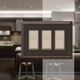 thumbnail image 2 of Amerelle 463RRRDB Oversized Wallplate, 3 Rocker, Steel, Aged Bronze, 1-Pack, 2 of 4