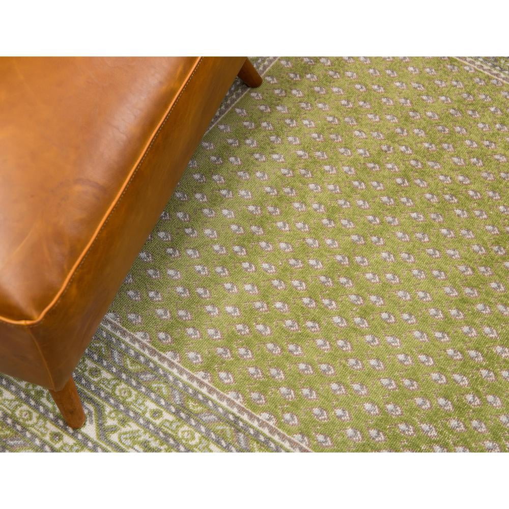 Unique Loom Allover Williamsburg Rug, Green (10' 0 x 13' 0)