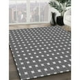 thumbnail image 2 of Ahgly Company Indoor Square Patterned Dark Gray Novelty Area Rugs, 5' Square, 2 of 6
