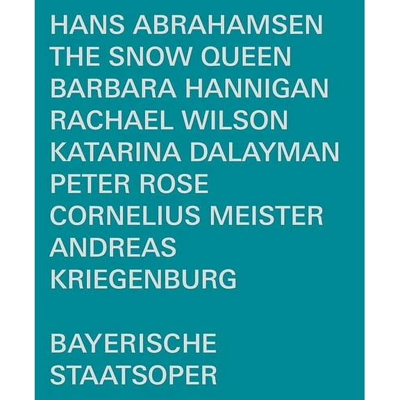 Snow Queen (Blu-ray), Bayerische Staatsope, Music & Performance