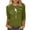 Army Green-womens 3/4 sleeve blouses and tops casual