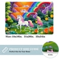 thumbnail image 2 of Unicorn Polyester Non-Slip Machine Washable Area Rugs for Office Floor, 2 of 6