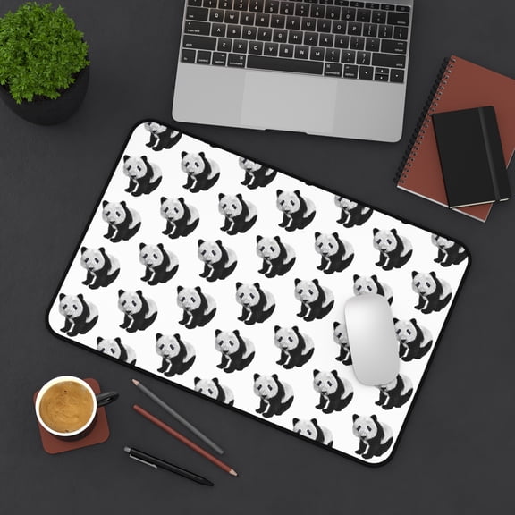 Panda Bear Gaming Mouse Pad-Office Desk Mat-Gaming Desk Mat