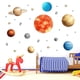 thumbnail image 2 of Adhesivos de pared del sistema solar de 9 planetas, adhesivos luminosos, 2 of 5