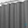 thumbnail image 2 of iDesign Solid Polyester Stall Shower Curtain - 12 Reinforced Buttonholes - Use in Primary or Guest Bathrooms, 2 of 6
