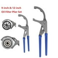 9/12" Oil Filter Pliers Clamp Type Wrench Adjustable Hand Tools Oil