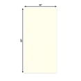 thumbnail image 2 of Cream Linen 16x32 Uncut Art Mat Board - No Opening - 25 Mats, 2 of 7
