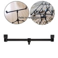 thumbnail image 4 of jinwen Aluminum Alloy Fishing Goal Bar Fishing Rods Crossbar Bracket 2 Rod 31cm, 4 of 9