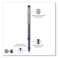 thumbnail image 4 of Vision Needle Roller Ball Pen, Stick, Fine 0.7 Mm, Blue Ink, Silver Barrel, Dozen | Bundle of 5 Dozen, 4 of 7