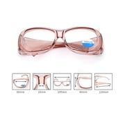 TOP-MAX Sporty Goggles, Cycling Glasses Outdoor Riding Sunglasses, Wraparound Protection Windproof (1pcs, Black)
