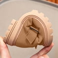 thumbnail image 5 of BRGZLK Girls Snow Boots Winter Fashion Cute Low Heel Anti-Slip Warm Short Booties Outdoor Hiking Walking Shoes for Little Kids/Big Kids Khaki 12.5 Little Kids, 5 of 7