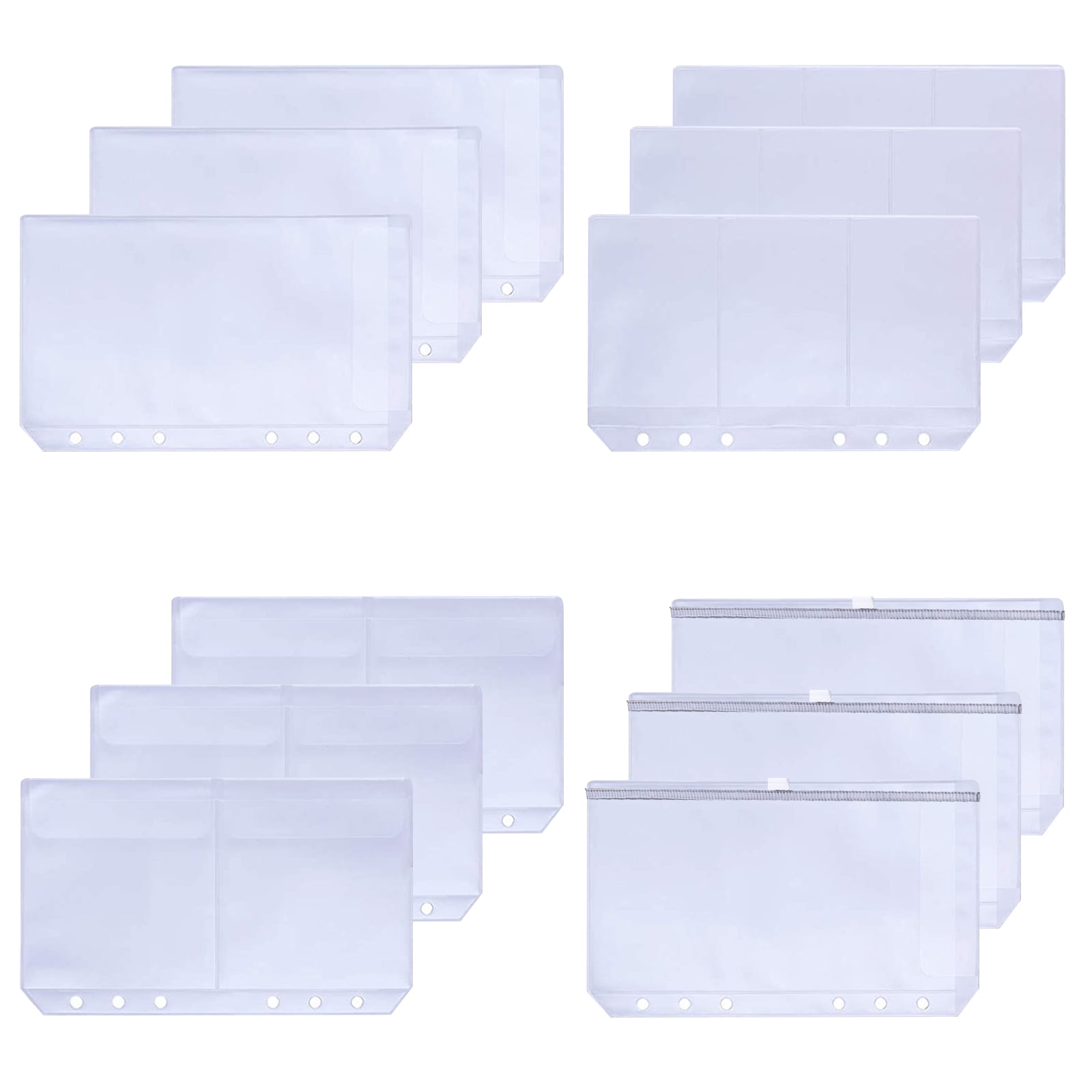 Coupon Sleeves Holders Inserts Pages for binders cards 3 POCKETS Money Bills 5 