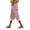 1-Pink, variant on Linen Capri Pants for Women Summer Elastic High Waist Drawstring Straight Leg Capris Loose Comfortable Dressy Casual Beach Vacation Cropped Trousers with Side Pockets 1-Navy S